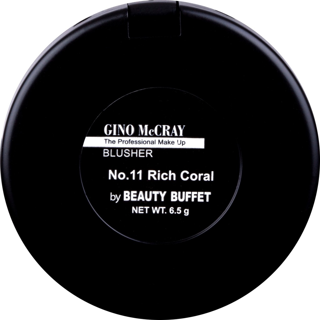GINO MCCRAY THE PROFESSIONAL MAKE UP BLUSHER NO.11 RICH CORAL	 