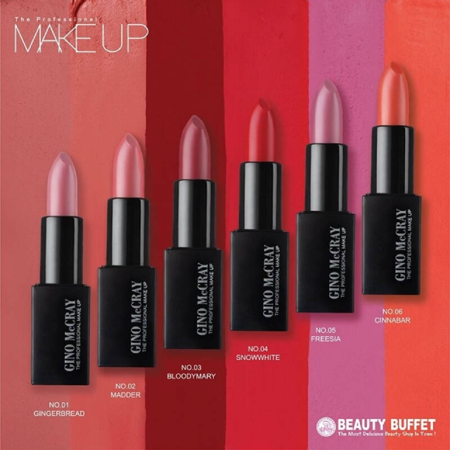 GINO MCCRAY THE PROFESSIONAL MAKE UP COLOR LIPSTICK NO.11 TERRACOTTA	 