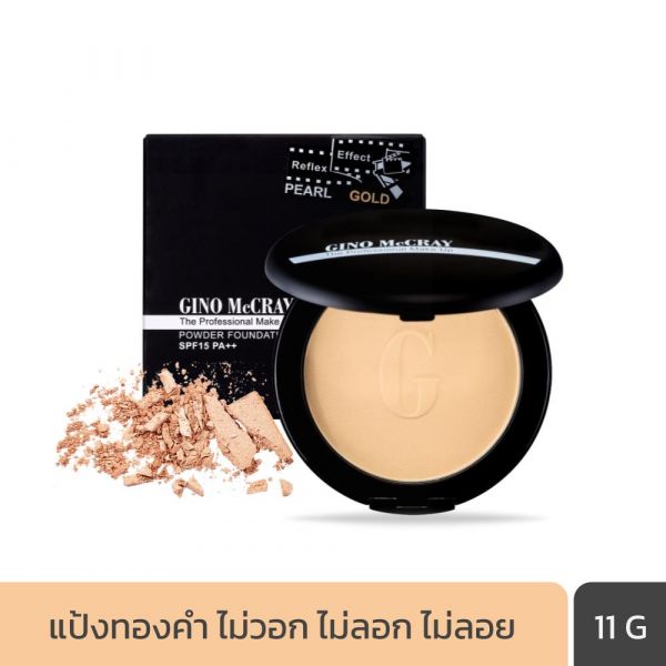 GINO MCCRAY THE PROFESSIONAL MAKE UP POWDER FOUNDATION SPF 15 PA++ NO.02	 