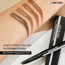 GINO MCCRAY THE PROFESSIONAL MAKE UP TRIANGULAR BROW PENCIL NO.04 DEEP BROWN	 