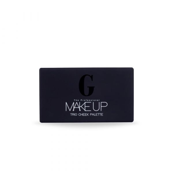 GINO MCCRAY THE PROFESSIONAL MAKE UP TRIO CHEEK PALETTE NO.02 PEACH GLARE	 