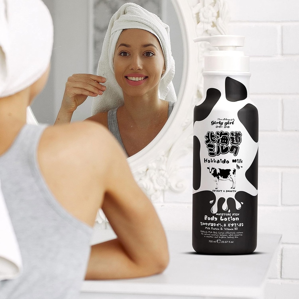 MADE IN NATURE HOKKAIDO MILK MOISTURE RICH BODY LOTION 700ML	 