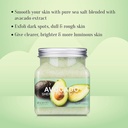 SCENTIO AVOCADO BRIGHTENING SHERBET SCRUB	 