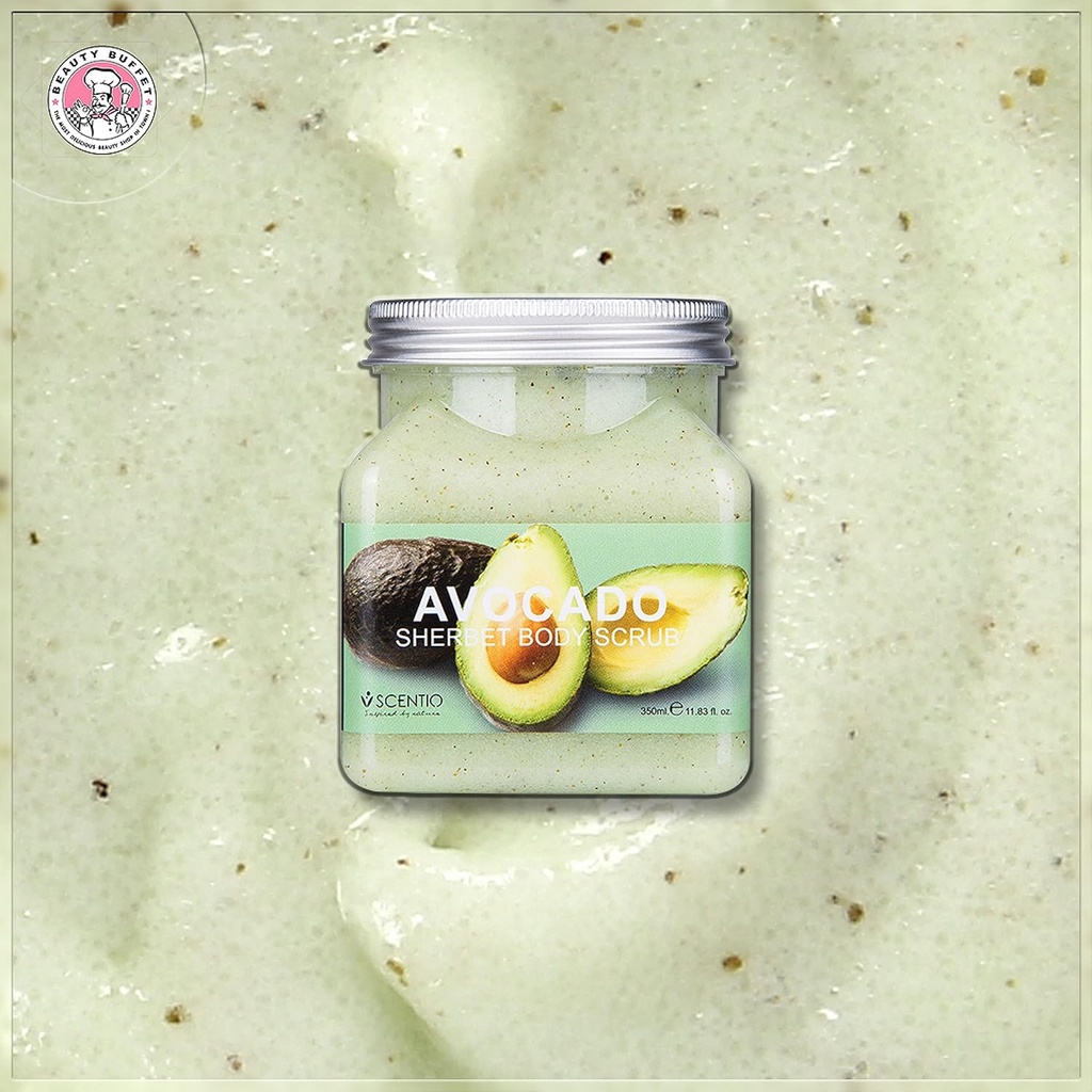 SCENTIO AVOCADO BRIGHTENING SHERBET SCRUB	 