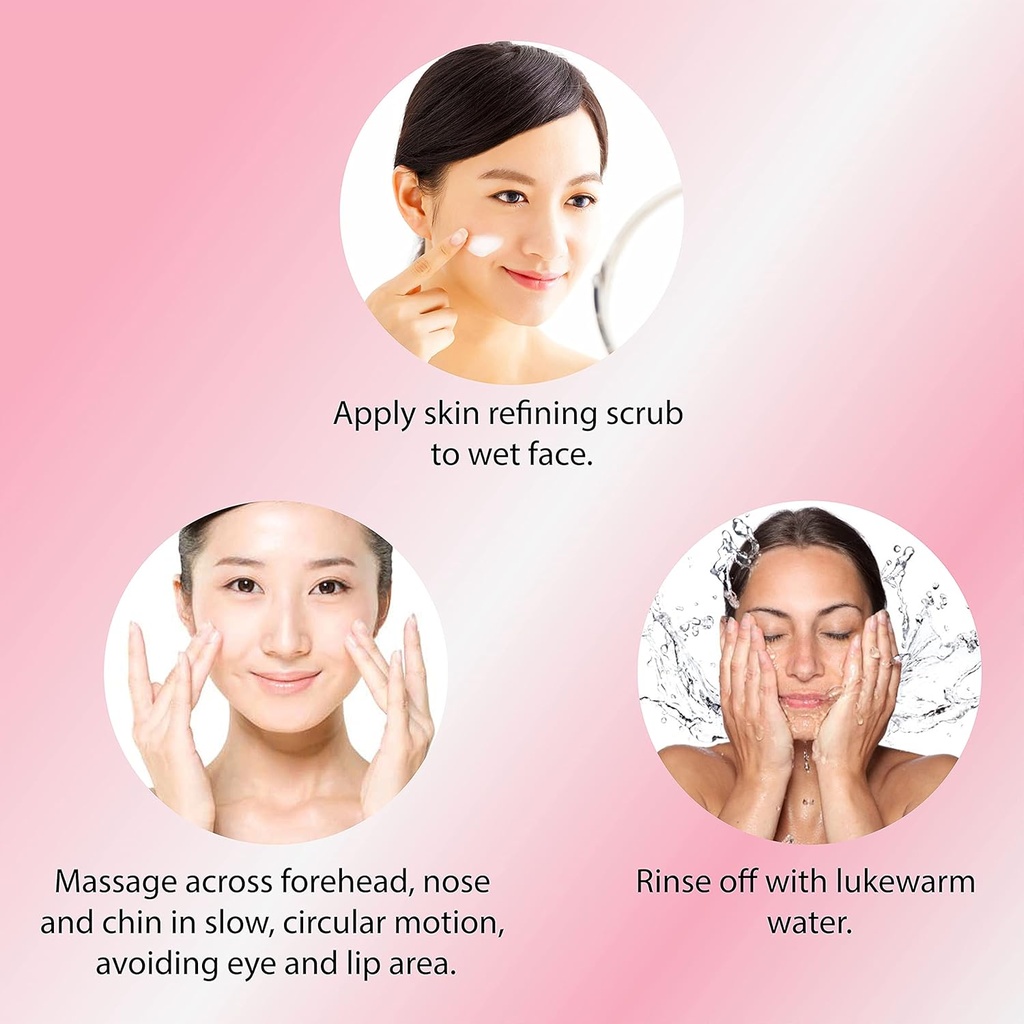 SCENTIO DOUBLE MILK TRIPLE WHITE SKIN REFINING SCRUB	 