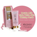 SCENTIO DOUBLE MILK TRIPLE WHITE SKIN REFINING SCRUB	 