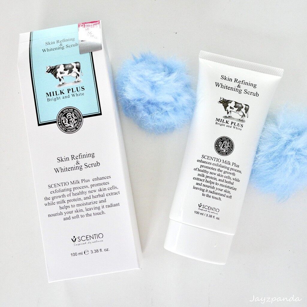 SCENTIO MILK PLUS SKIN REFINING & WHITENING SCRUB	 