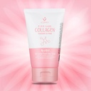SCENTIO PINK COLLAGEN  RADIANT & FIRM OIL CONTROL FACIAL FOAM SCRUB	 