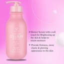 SCENTIO PINK COLLAGEN RADIANT & FIRM SHOWER SERUM	 