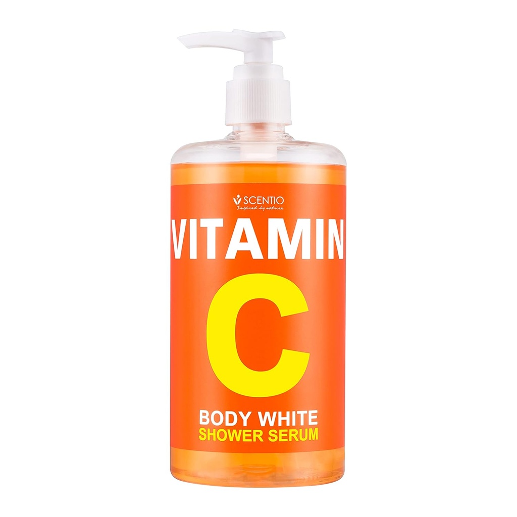 SCENTIO VITAMIN C  BODY WHITE SHOWER SERUM	 