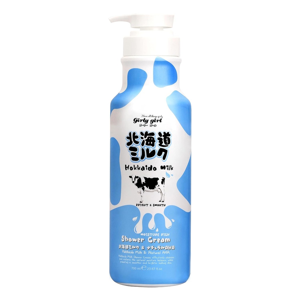 MADE IN NATURE HOKKAIDO MILK MOISTURE RICH SHOWER CREAM 700ML	 