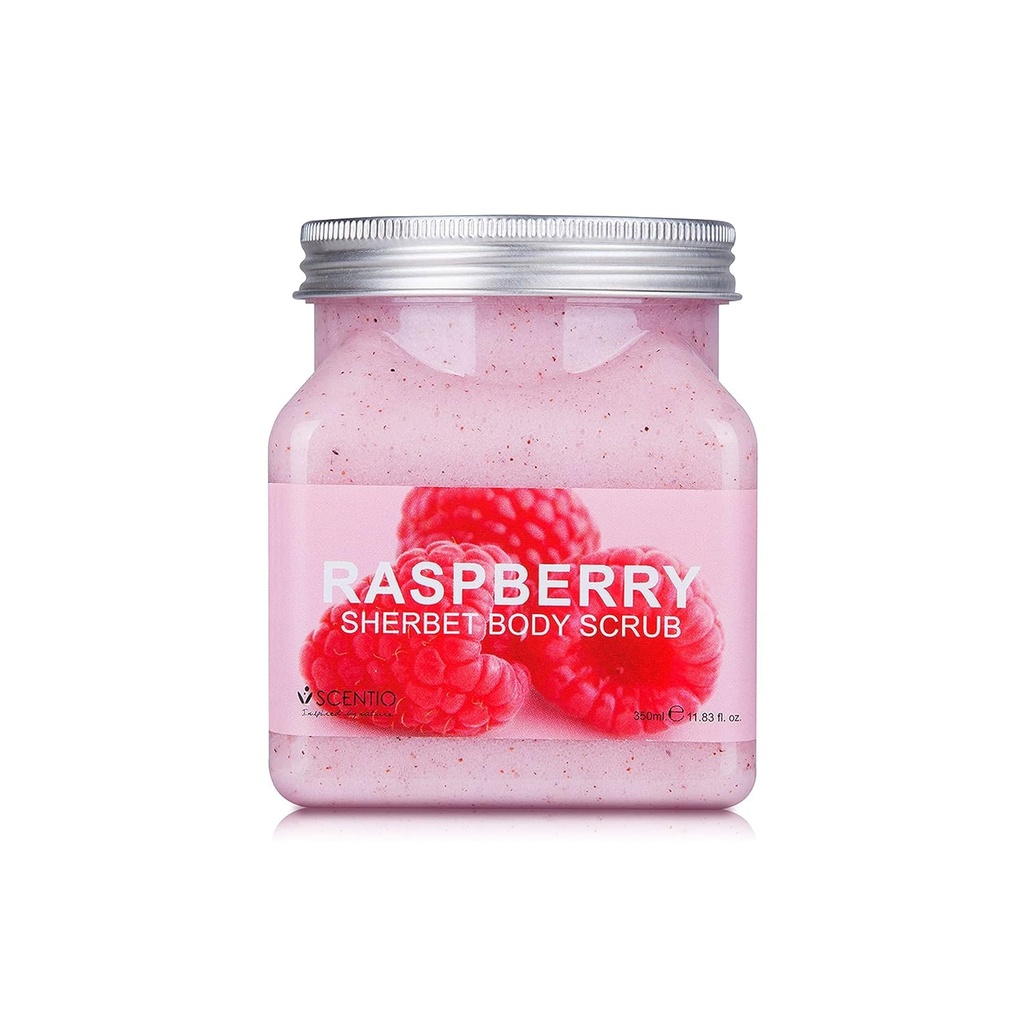 SCENTIO RASPBERRY PORE MINIMIZING SHERBET SCRUB	  
