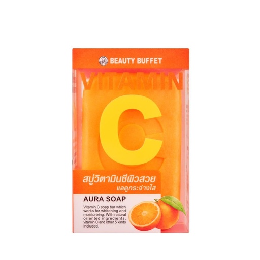 [8856153248514] BEAUTY BUFFET VITAMIN C AURA SOAP	