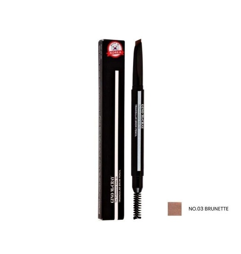 [8809191007988] GINO MCCRAY THE PROFESSIONAL MAKE UP TRIANGULAR BROW PENCIL  NO.03 BRUNETTE	  