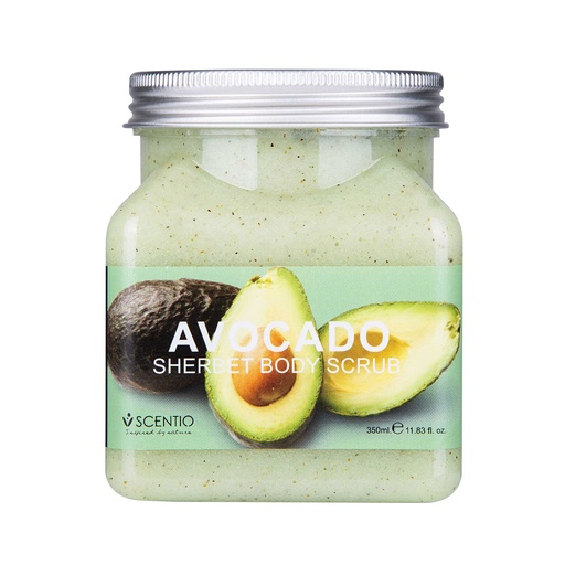 [8856153364924] SCENTIO AVOCADO BRIGHTENING SHERBET SCRUB	 