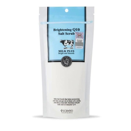 [8856153369615] SCENTIO MILK PLUS BRIGHTENING Q10 SALT SCRUB	 
