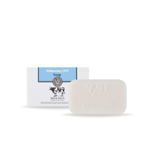 [8856153327219] SCENTIO MILK PLUS BRIGHTENING Q10 SOAP	  