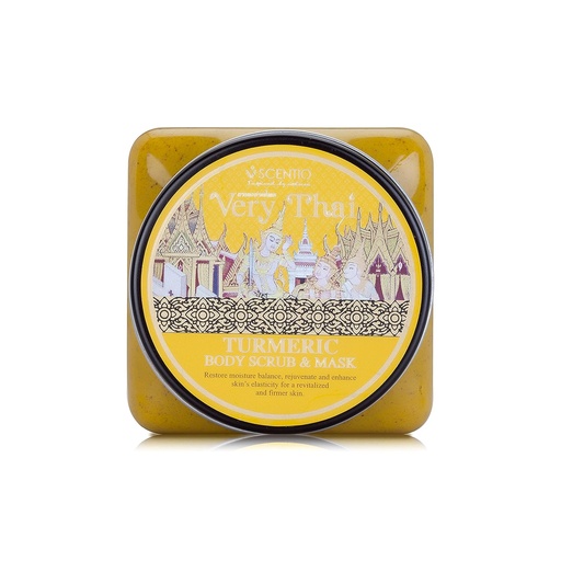 [8856153368014] SCENTIO VERY THAI  TURMERIC BODY SCRUB & MASK	  